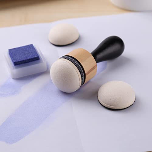 BAOFALI Mini Ink Blending Tool,with Foams Replacement Refill Foam Tool for Foams Scrapbooking Painting Drawing Art Supplies Handle Ink Tools Embossing Stencils - size: 3PCS