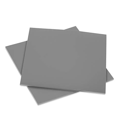 2 Pcs 6x6 Soft Linoleum Carving Block, Linocut Block for Printmaking, Gray - color: Gray, size: 6'' x 6'' 2 Pack