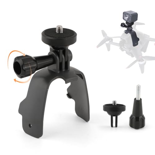 Extension Bracket Mount for DJI FPV Bracket Adapter Flight Lamp for Gopro Pocket 2 Light Clamp Holder Parts Drone Accessories