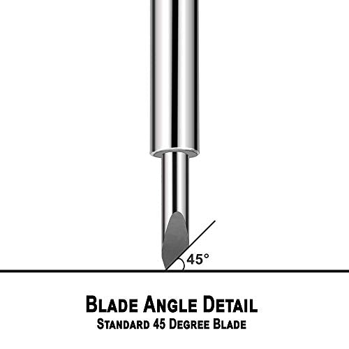 Craft Blades German Carbide Bulk Packs Deep Point (20 Pack - 15 Standard & 5 Deep Point) - color: red/blue German Carbide
