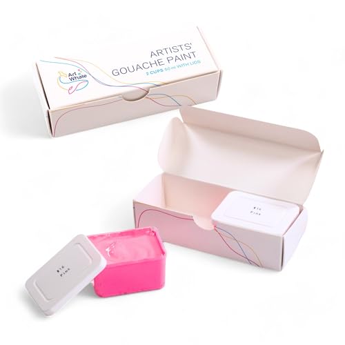 Gouache Pink Refills (50ml/1.7oz)|Intense Pigments, Easy Color Refill (2 pcs.)