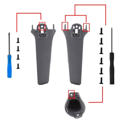 CAPART Front Landing Legs for DJI Air 3 Drone, Replacement Legs Repair Front Legs (1 Pair, Left and Right)