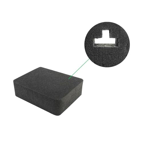 multicomp PRO Black Weatherproof Equipment Case, Polypropylene Construction with Foam Insert, 10.5" x 9.5" x 5“ (L x W x H)