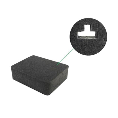 multicomp PRO Black Weatherproof Equipment Case, Polypropylene Construction with Foam Insert, 10.5" x 9.5" x 5“ (L x W x H)