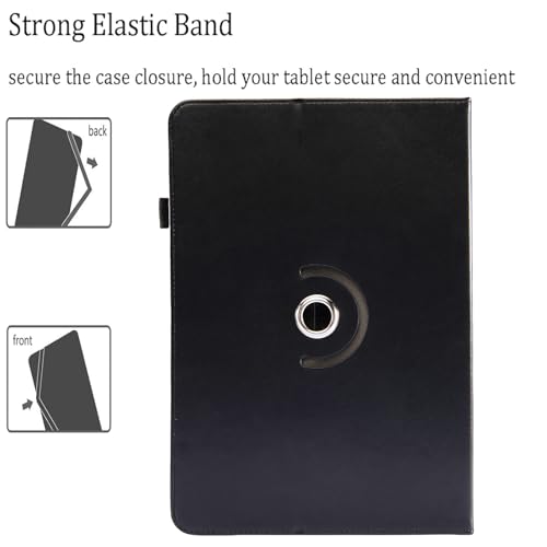 Universal 10 10.1 11 Inch Android Tablet Case Cover for 9.6-11 Inch Tablet - color: Black