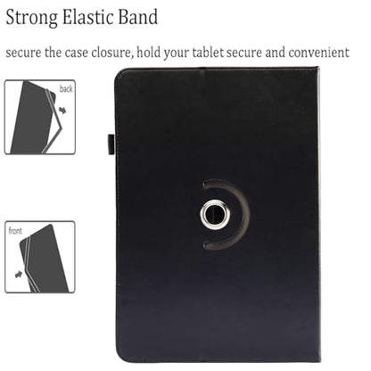 Universal 10 10.1 11 Inch Android Tablet Case Cover for 9.6-11 Inch Tablet - color: Black