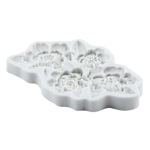 Flower Polymer Clay Molds Flower and Leaf Silicone Mold - color: Style J