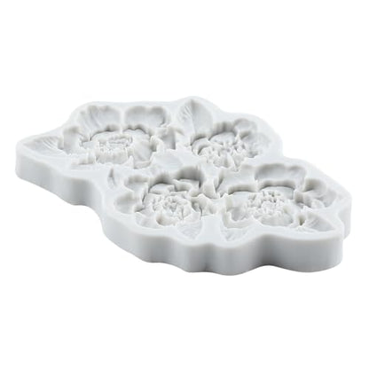 Flower Polymer Clay Molds Flower and Leaf Silicone Mold - color: Style J