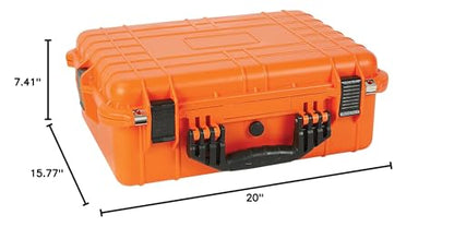Strongway 20in. Waterproof Storage Case, Orange - color: Orange
