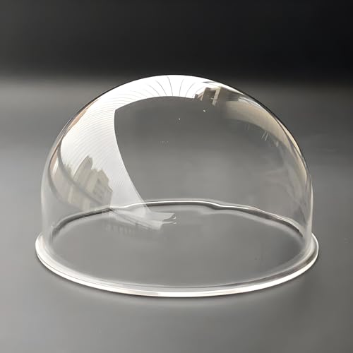 5.8 Inch 147mm Diamater, 90mm High, Acrylic Replacement Transparent Clear Camera Dome Cover Security Camera Housing, Plexiglass Camera Protective Lens Cap, Pet Nest Hammock Skylight Window