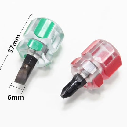 HONEYSEW Flat and Stubby Screwdriver Set Mini Stubby Tools Sewing Notions For Sewing Machine
