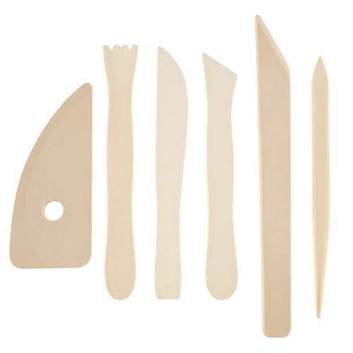 QWORK 17 Pcs Pottery Clay Sculpting Tools Set with Zipper Storage Bag