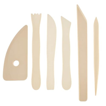 QWORK 17 Pcs Pottery Clay Sculpting Tools Set with Zipper Storage Bag
