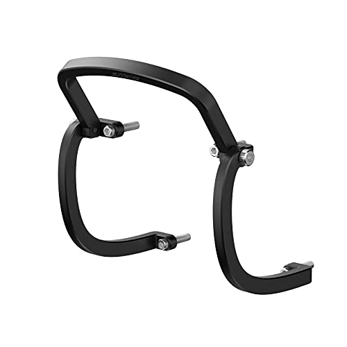 FPV Drone Gimbal Bumper for DJI FPV Drone PTZ Protect Bar Aluminum Alloy Camera Anti-collision (Black)
