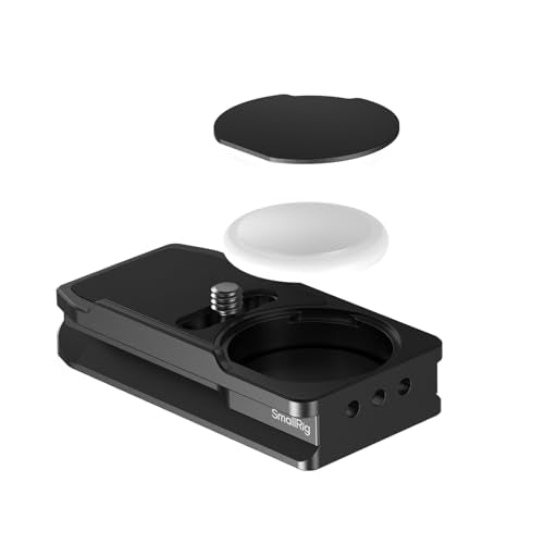 SmallRig Mount Plate for AirTag, Quick Release Camera Mount Baseplate for Arca-Type, Built-in EVA Pad, 1/4"-20 Screws, for Canon EOS R5 / R5 C / R5 Mark II / R6 / R7 / R10 - MD5424 - style: for Canon
