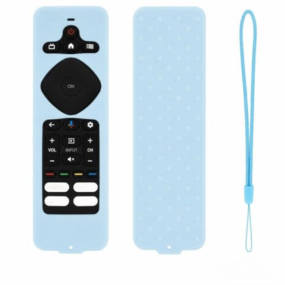 Silicone Case for Philips TV Remote URMT26CND002 (Glow Blue) - color: Glow Blue