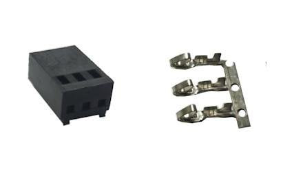 3-Pin Molex Female Housing 2510 with Pins (10 Pack)