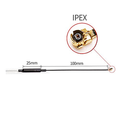 CORONIR 8 Pack IPEX 2.4G WiFi Antenna Bluetooth Module Drone Image Transmission Omnidirectional Copper Tube Receiver Antenna 3dbi - style: Pack of 8