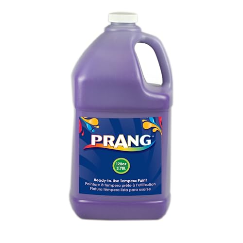 Prang Ready-to-Use Tempera Paint, Violet, 1 Gal., 1 Count - color: Violet, size: 1 Count (Pack of 1)