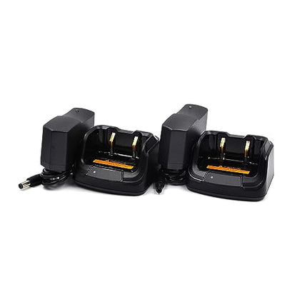 (2-Pack) CH10L23 Desktop Charger Fit Hytera BD502 BD612 BL1506 BL2018