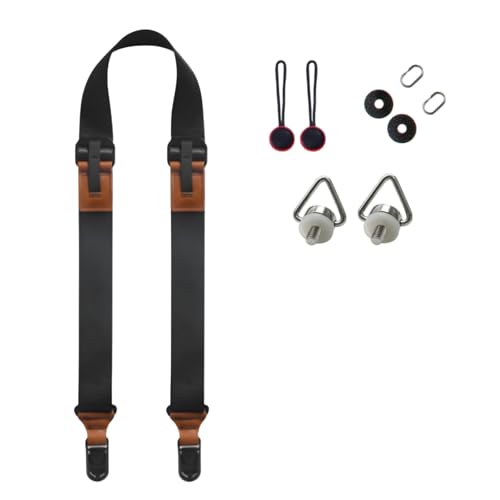 GetZget Neck Strap Lanyard Compatible with DJI Mavic 4 Rc Pro 2 Remote Control & DSLR Camera Adjustable Strap Accessories - color: Black