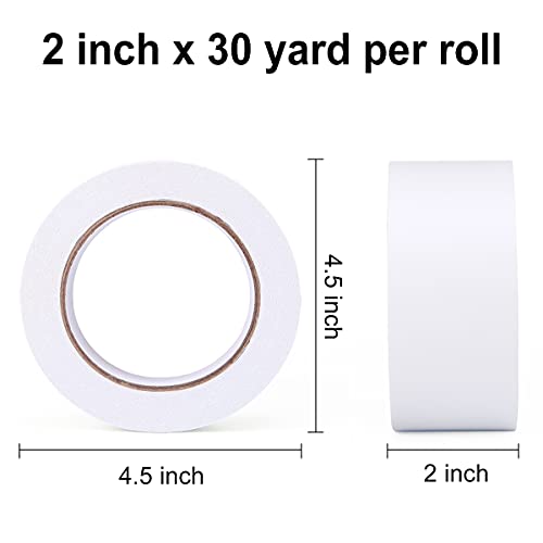 Double Sided Tape, 2 Inch x 90Ft Two Sided Adhesive Tape (1 Roll) - size: 2 inch (1 roll)