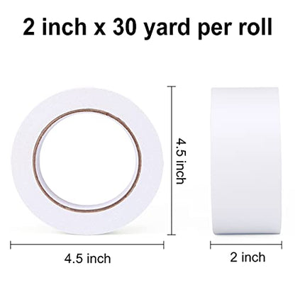 Double Sided Tape, 2 Inch x 90Ft Two Sided Adhesive Tape (1 Roll) - size: 2 inch (1 roll)