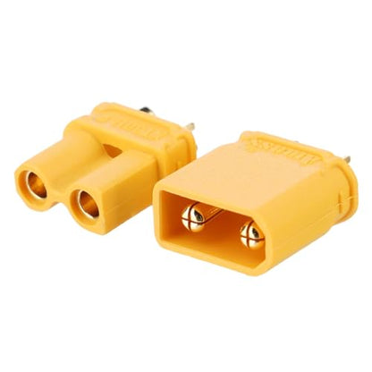 ELFCULB 10 Pairs Amass XT30U Male and Female Connectors for FPV Drones - color: 10 Pairs XT30U