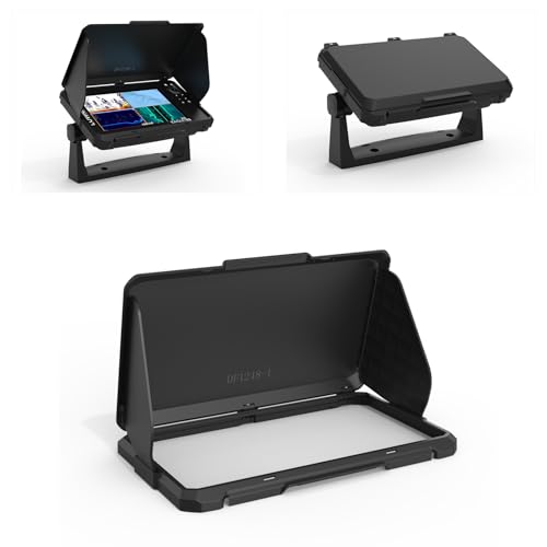 Foldable Sunvisor Cover for Lowrance Eagle Eye 9 and Lowrance Eagle 9 - Fishfinder Waterproof Protective Cover (Black)
