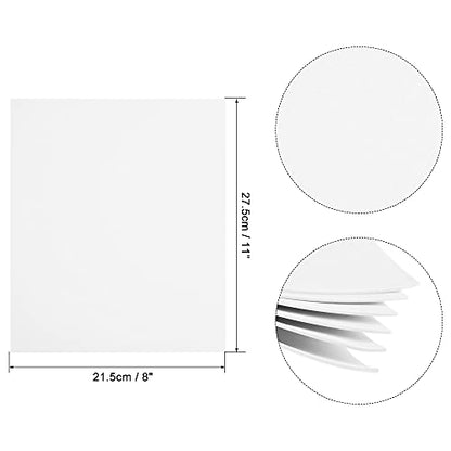uxcell White EVA Foam Sheets 11 x 8 inch 1.7mm Thickness for Crafts DIY Projects, 12 Pcs - color: White