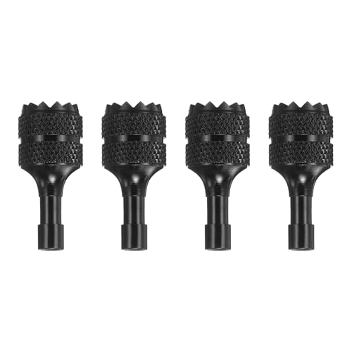 MECCANIXITY 2 Set Aluminum Controller Stick, Replacement Joystick Remote Controller Joystick Stick for Mini4 Pro Air3S Drone Remote Accessories, Black - color: Black