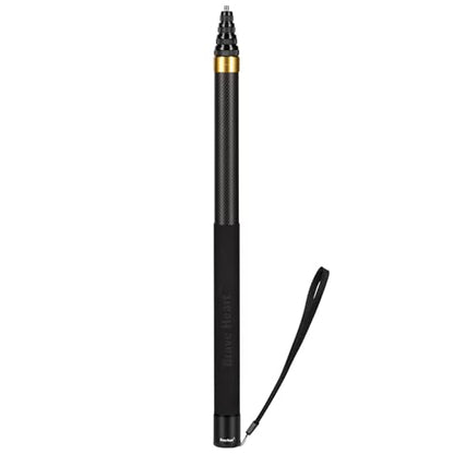 3m Invisible Carbon Fiber Selfie Stick for Insta360 X5X4(Yellow) - color: Yellow