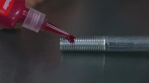 Permatex 27200 Hiigh Temperature Threadlocker Red, 10 ml - size: 10 ml, style: Liquid - High Temperature