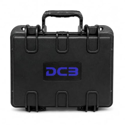 DCB Cases - Element 2501F Waterproof Hard Case with Foam Insert - IP67 Dustproof | Impact-Resistant | 9.84 x 8.58 x 4.45 Ext Dim | Pressure Valve | Lockable Protective Storage