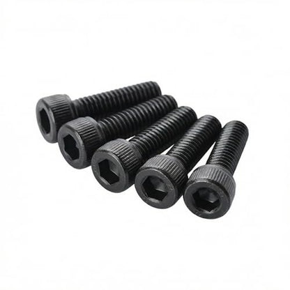 M2 x 4mm(50 Pack) Hex Socket Head Cap Screws Bolts, Black Oxide 304 Stainless Steel 18-8, Hex Drive, Bright Finish Fully Machine Thread - size: M2 x 4mm