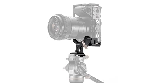 Tilta Adjustable Vertical Camera Support Bracket for Small Cameras | Arca Quick Release Plate | Universal 1/4"-20 Screw | Lightweight Aluminum Alloy | Horizontal & Vertical Configurations (Black)