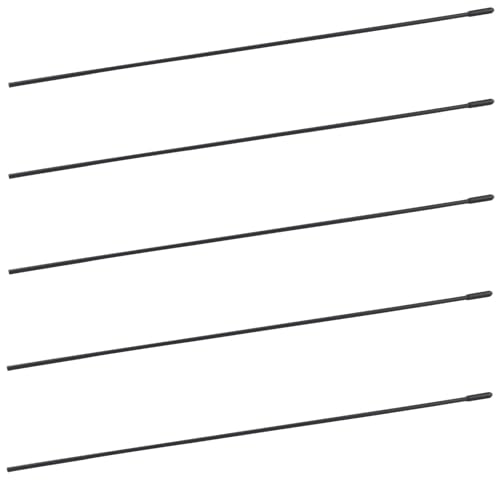 5PCS Black Plastic Protective Antenna Tubes with Cap Suitable for Remote Control Car FPV Drones Quadcopters Multicopters Boat 2.4G Receivers