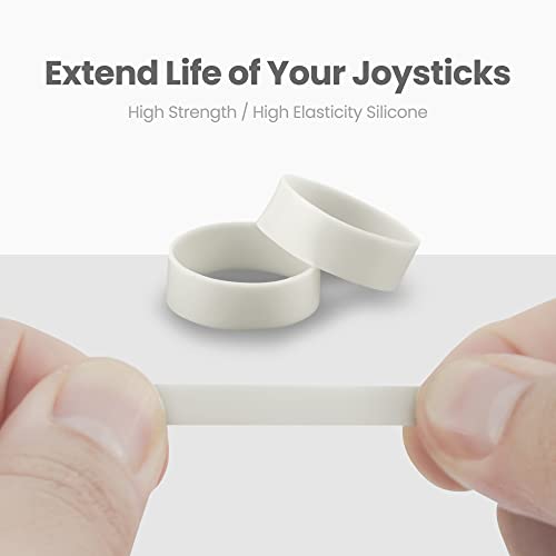 Joystick Protectors, Invisible Protection During Gaming, Silicone, Compatible with Steam Deck/Xbox/Switch Pro Controller/PS4/PS5/ROG Ally/8 BitDo Game Joystick(10 Pcs)