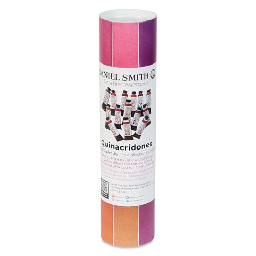 DANIEL SMITH Extra Fine Watercolor - Set of 14, Quinacridones Collection, 15 ml Tubes