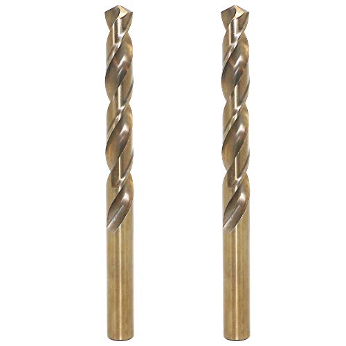 4.2mm Metric M35 Cobalt Steel Extremely Heat Resistant Twist Drill Bit of 2pcs with Straight Shank to Cut Through Hard Metals Such as Stainless Steel and Cast Iron, 5% Cobalt M35 Grade HSS-CO - size: 4.2 mm (2 Count)