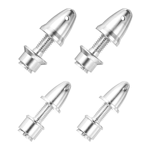 MECCANIXITY Propeller Adapter RC Plane Airplane Spinners, 3/3.17mm Aperture and 5/6mm Output Axle Propeller Adapter Saver for Shaft Brushless Motor Speed Controllers, Pack of 4 - size: 3/3.17mm x 5/6mm