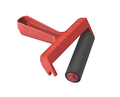Speedball 4-Inch Hard Rubber Brayer - Pop-in Roller for Block Printing, Printmaking, and Ink Applications - size: Hard Rubber (1-Pack)