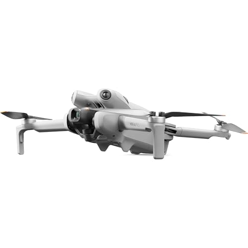DJI Mini 4 Pro Drone Fly More Combo Plus with RC 2 Controller (With Screen) Folding Drone with 4K Video, Under 249g, 45 Mins Flight Time, Vision Sensing 3 Batteries Bundle with 128GB Memory Card, CPS 2 Year Warranty + Pilot Kit