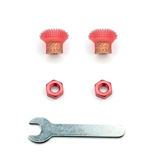 Felistick Thumbur RC Transmitter Radio Controller Stick Ends FPV Controller Accessories Replacement Joystick (red, M4) - color: red, size: M4