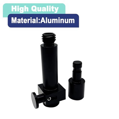 Quick Release Adapter With A Leic Style Aluminum GNSS RTK GPS Quick Release Adapter For Prism Pole - color: Black