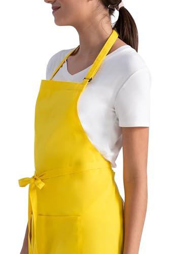 Chef Works Unisex Butcher Apron, Lemon, One Size - color: Lemon