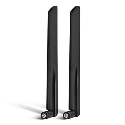 Eightwood Tri-Band WiFi 6E Antenna with RP-SMA Male Connector (2-Pack)
