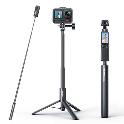 AKASO 47.2"/120cm Invisible Selfie Stick Tripod for 360 Action Camera