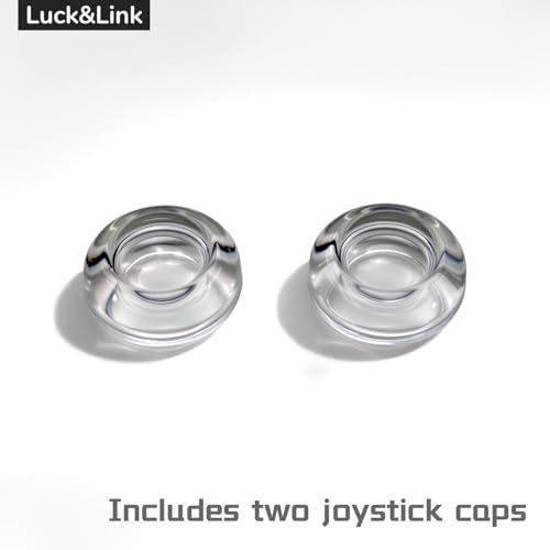 Luck&Link Transparent Thumb Grips for Legion Go 2, Joystick Caps for Legion Go2 Thumbstick Cover (for Legion Go 2) - size: For Legion Go 2