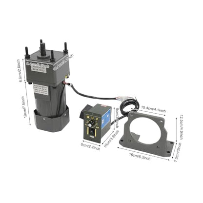 0-135RPM 250W 10K Electric Gear Reduction Motor with Controller & Bracket - color: 250W 10K, with Bracket